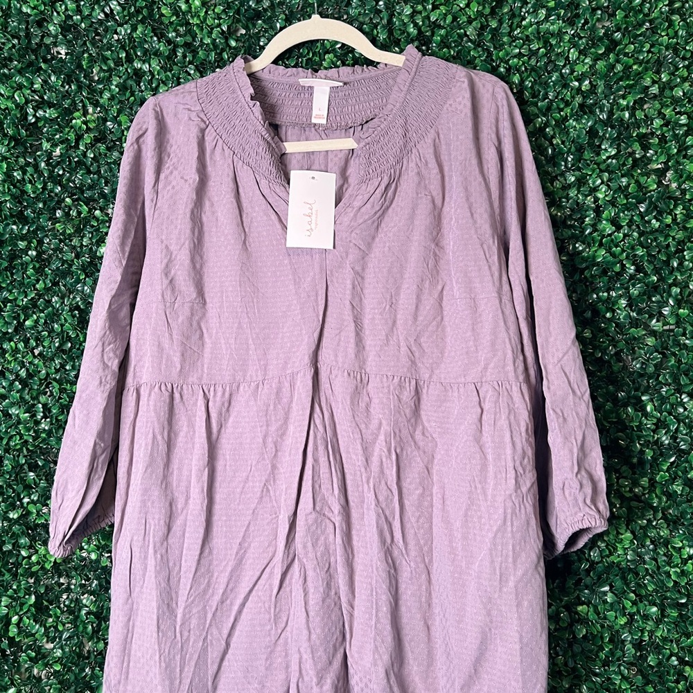 Lavender Long Sleeve Blouse
